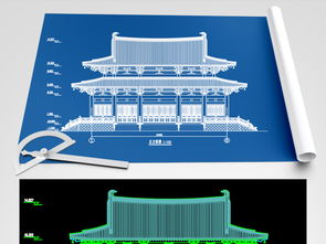解析唐式大雄寶殿建筑結構 從CAD施工圖到園林設計整合